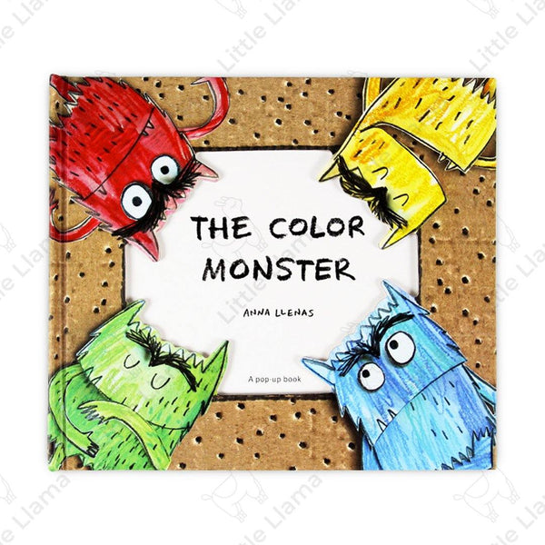 The Color Monster 我的情緒小怪獸 英語精裝3D立體繪本故事書 (適合0-5歲)｜早教英文原版圖書 - Little Llama 小羊駝雜貨店