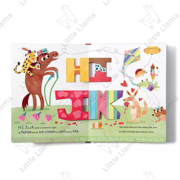 [點讀］Alfie and Bet's ABC: A Pop-up Alphabet Book 字母立體書(0-5歲)｜原版早教幼兒認字繪本 - Little Llama 小羊駝雜貨店