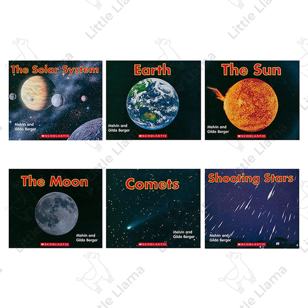 [點讀] Scholastic Time-to-Discover Set Solar System 探索太陽系 英文原版圖書 (6冊)(適合2-7歲)｜廖彩杏有聲書單推薦 - Little Llama 小羊駝雜貨店