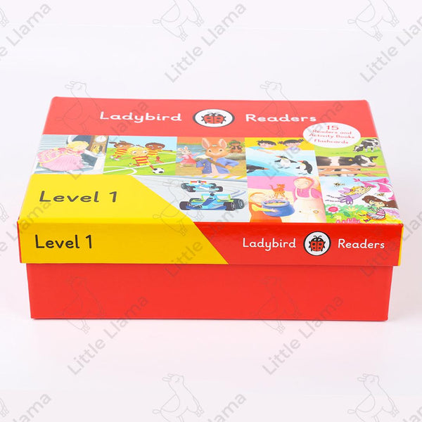 [點讀] Ladybird Readers Level 1 快樂瓢蟲第一階 英文分級繪本 (15冊書＋15本練習冊)(送67張詞卡)(適合3-8歲)｜含 Peppa Pig 故事 - Little Llama 小羊駝雜貨店