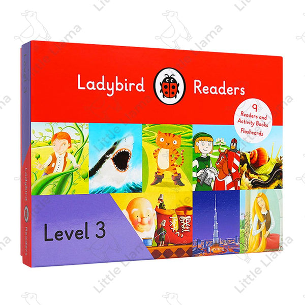 [點讀] Ladybird Readers Level 3 快樂瓢蟲第三階 英文分級繪本 (9冊書＋9本練習冊)(送單詞卡)(適合6-10歲)｜經典文學故事 - Little Llama 小羊駝雜貨店