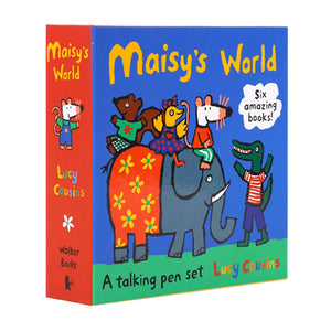 [點讀] Maisy’s World 小鼠波波 英文機關貼紙圖書 (藍盒)(6冊)(適合2-6歲)｜幼兒早教英語推薦 - Little Llama 小羊駝雜貨店