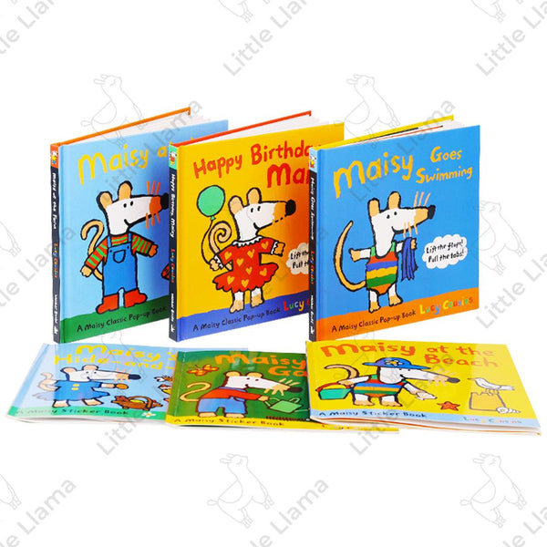[點讀] Maisy’s World 小鼠波波 英文機關貼紙圖書 (藍盒)(6冊)(適合2-6歲)｜幼兒早教英語推薦 - Little Llama 小羊駝雜貨店