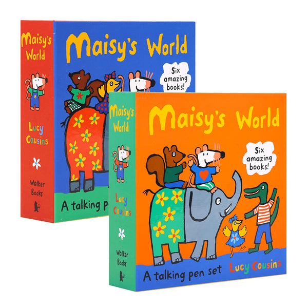 [點讀] Maisy’s World 小鼠波波 英文機關貼紙圖書 (橙盒+藍盒)(6+6冊)(適合2-6歲)｜幼兒早教英語推薦 - Little Llama 小羊駝雜貨店