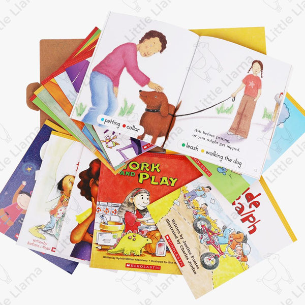 [點讀] Scholastic Talking Story Books 學習講故事 英文分級繪本 (12冊)(適合5-10歲)｜學樂藍思英語分級 - Little Llama 小羊駝雜貨店