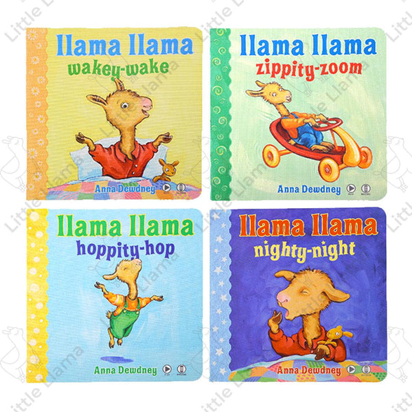 [點讀] Llama Llama 羊駝拉瑪 英文情商繪本故事 (4冊)(適合0-5歲)｜兒童心理行為指導 - Little Llama 小羊駝雜貨店