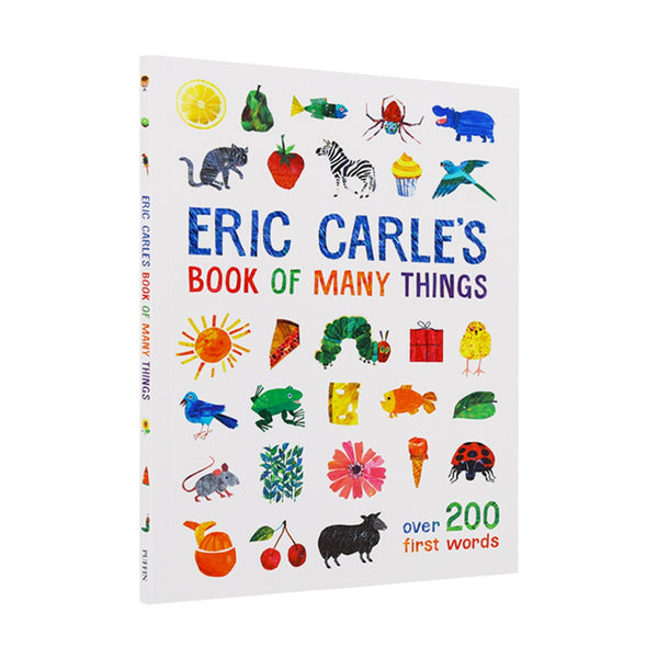 [點讀] Eric Carle's Book of Many Things 艾瑞卡爾入門級主題詞典 (適合0-3歲)｜原版英文繪本 - Little Llama 小羊駝雜貨店