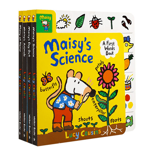 [點讀] Maisy’s First Word Book 小鼠波波英語單詞標籤書 (4本)｜早教英文生字認知