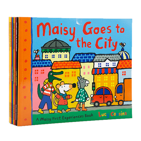 [點讀] A Maisy First Experiences: Where does Maisy go 小鼠波波生活初體驗:波波去哪兒系列 英語故事書 (9本)｜廖彩杏有聲圖書