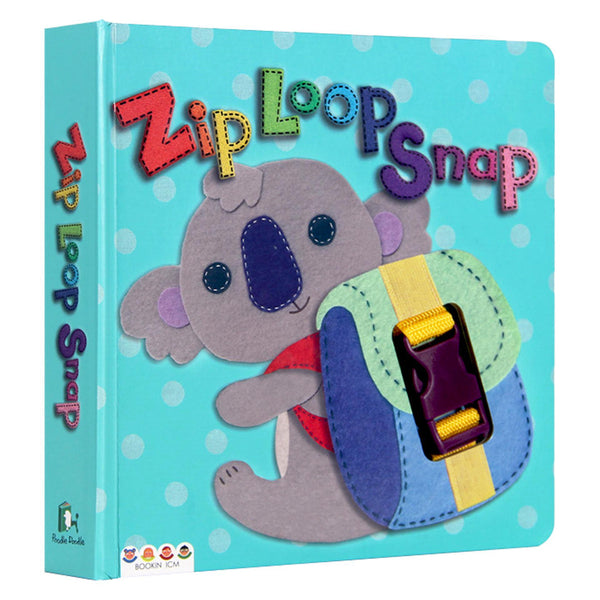 [點讀] 原版 Zip, Loop Snap 學前幼兒生活技能訓練書 英文機關學習繪本 (適合0-5歲)｜早教英文紙板書 蒙特梭利 Montessori - Little Llama 小羊駝雜貨店