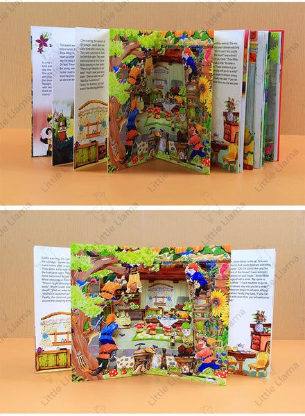 原版 3D Princess Stories Collection 3D公主故事集 (適合0-5歲)｜英語立體機關書 - Little Llama 小羊駝雜貨店